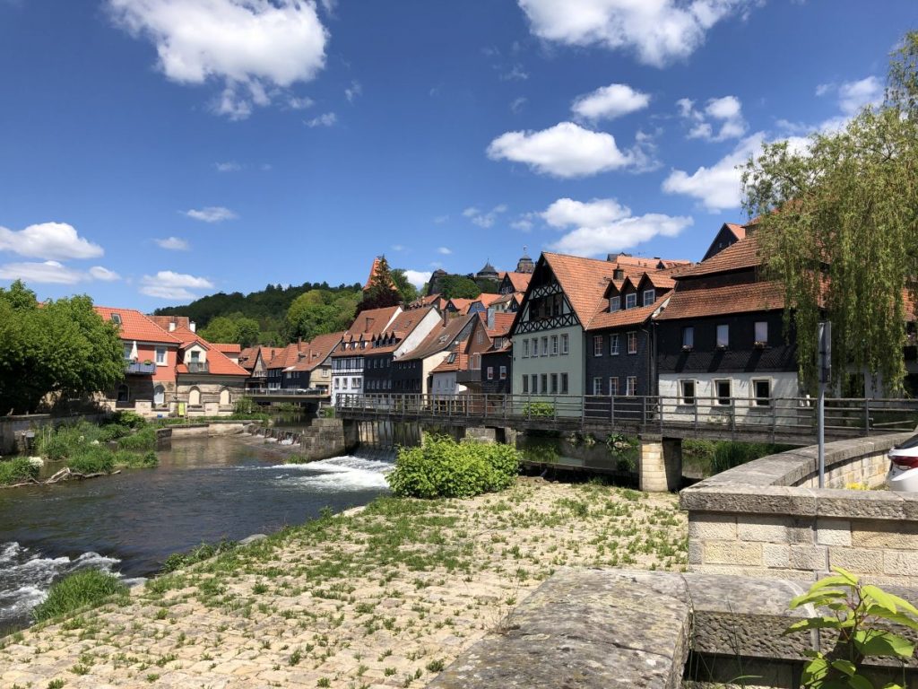 Blick zur Oberen Stadt in Kronach