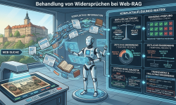 Behandlung von Widersprüchen beim Web-RAG